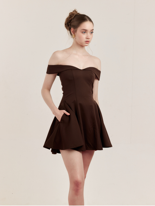 Blanca Dress - Espresso