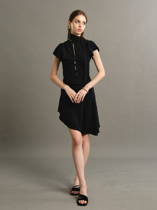 Lola Midi Skirt - Black