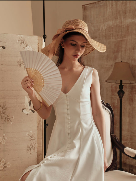 Elizabeth Dress - White