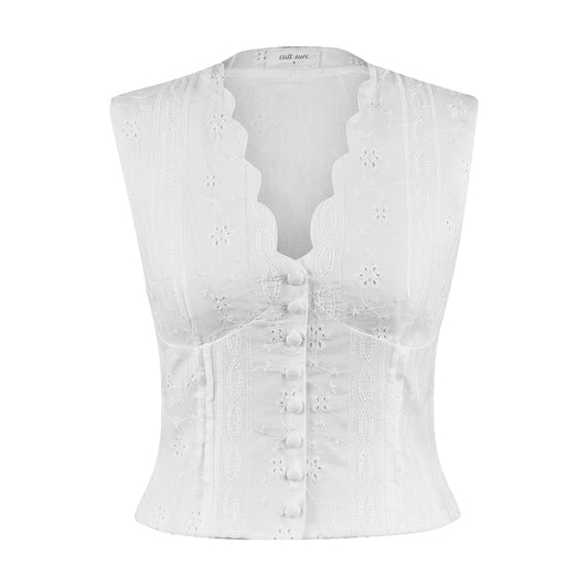 Thea Top - White