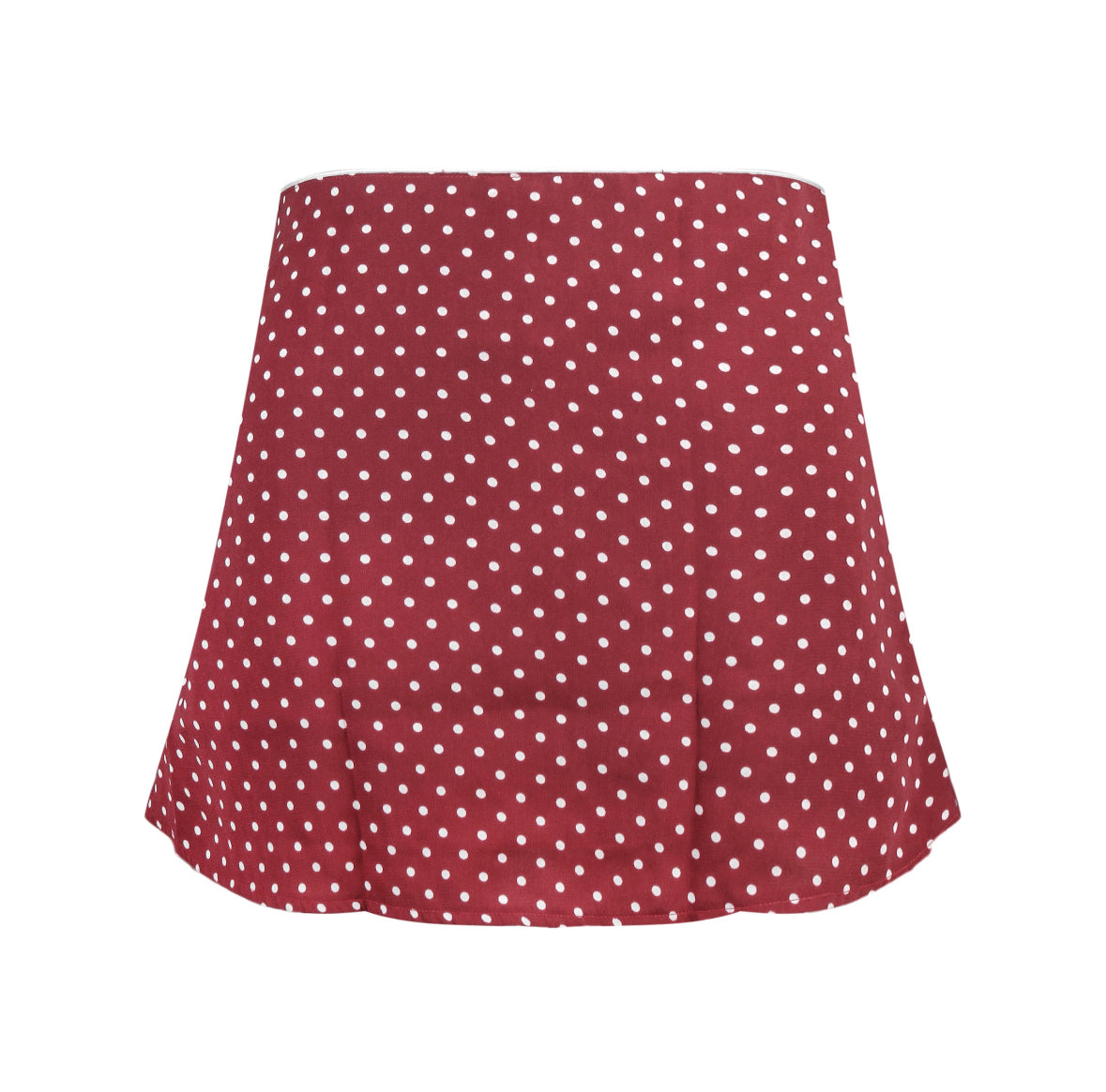 Brooklyn Mini Skirt - Polka Dot - Maroon