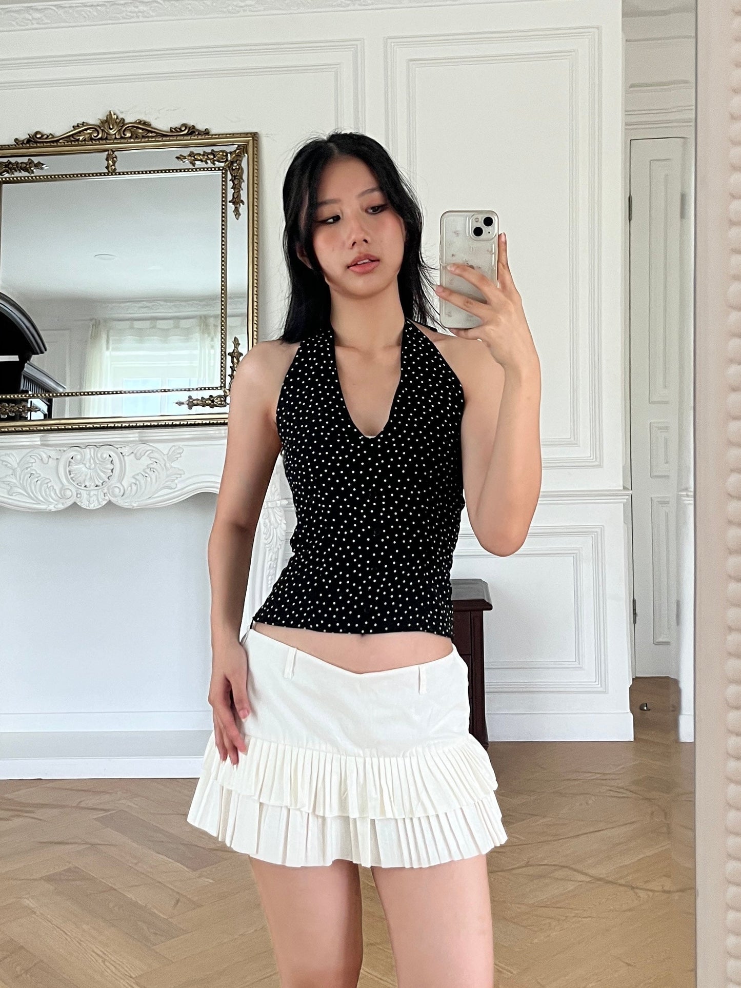 Matilda Polka Dot Top