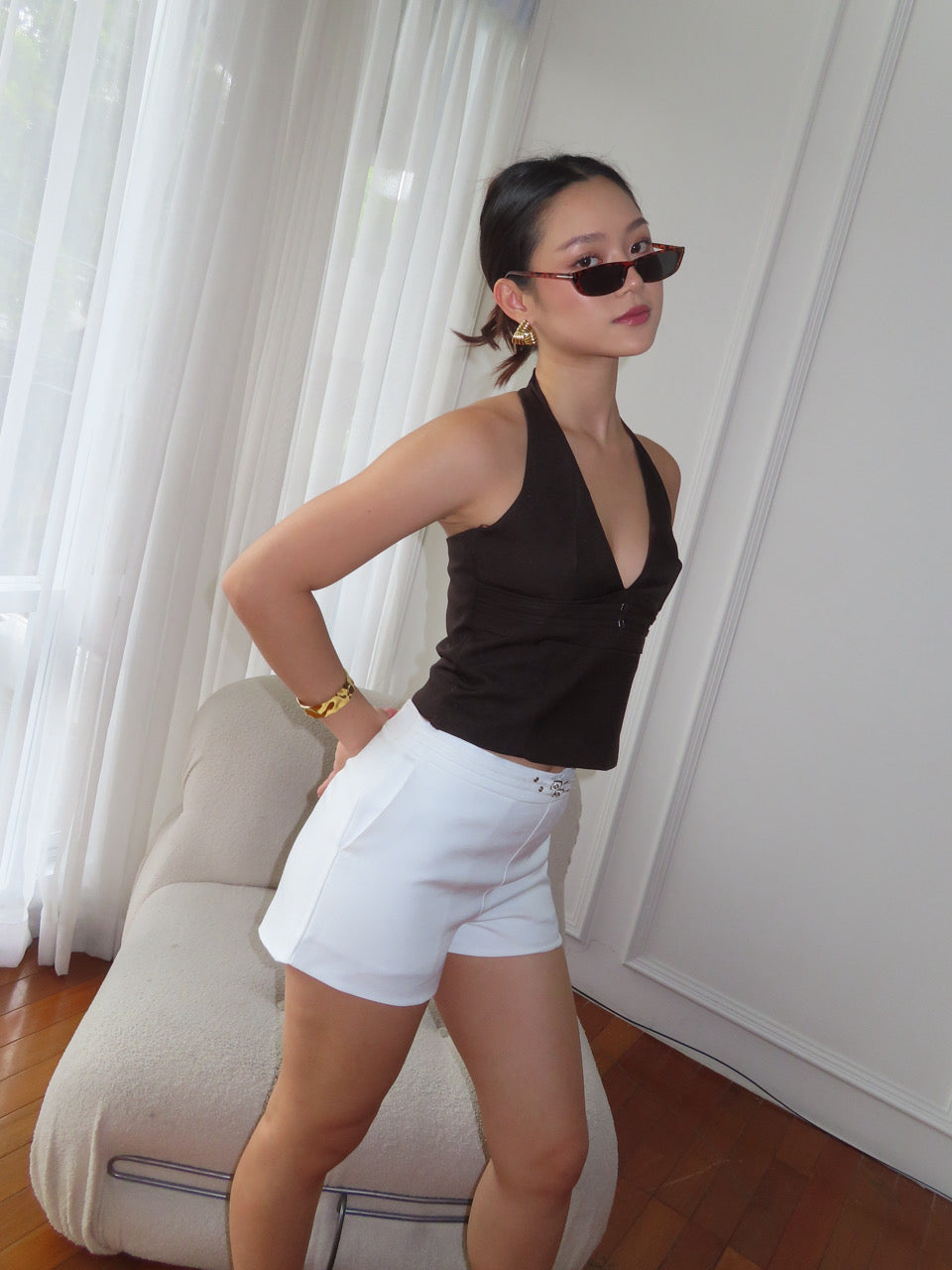 Leigh Shorts - White