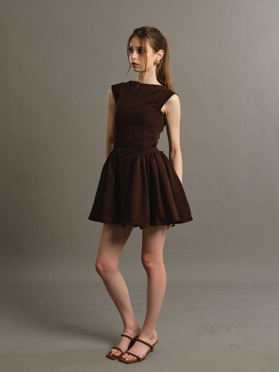 Persephone Dress - Espresso