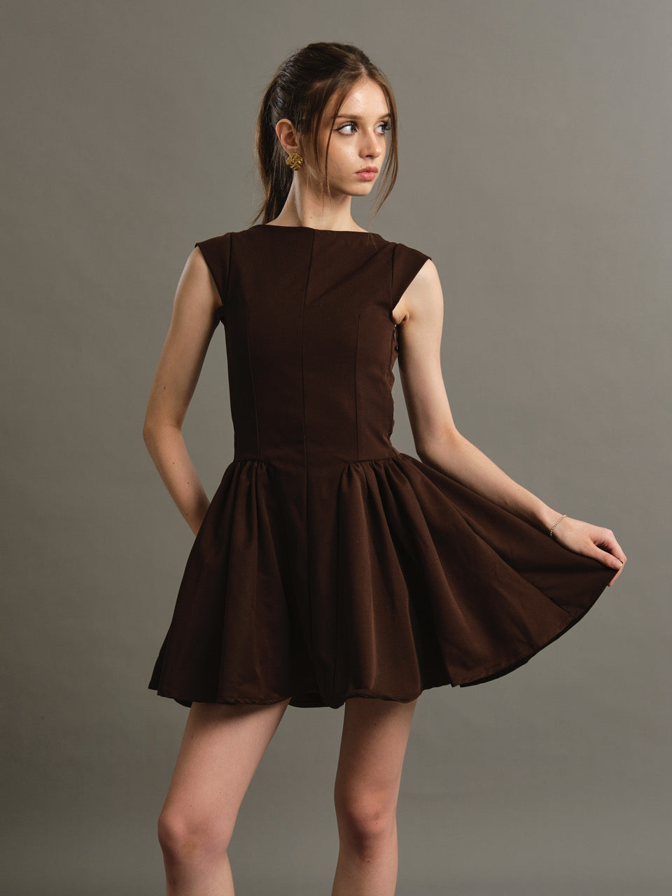 Persephone Dress - Espresso