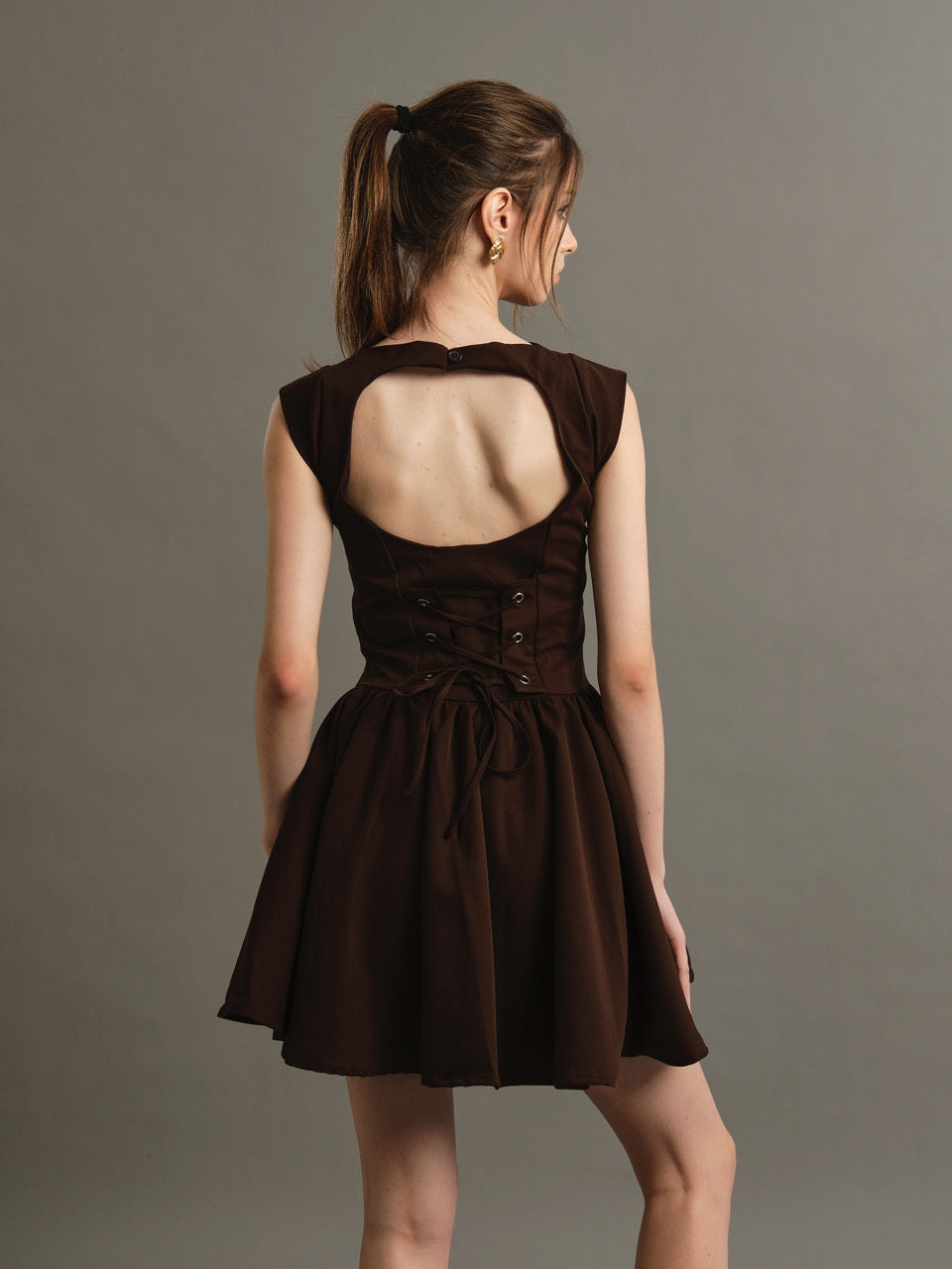 Persephone Dress - Espresso