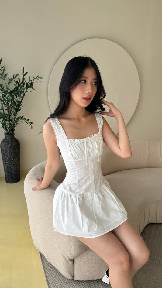 Delilah Mini Dress - White