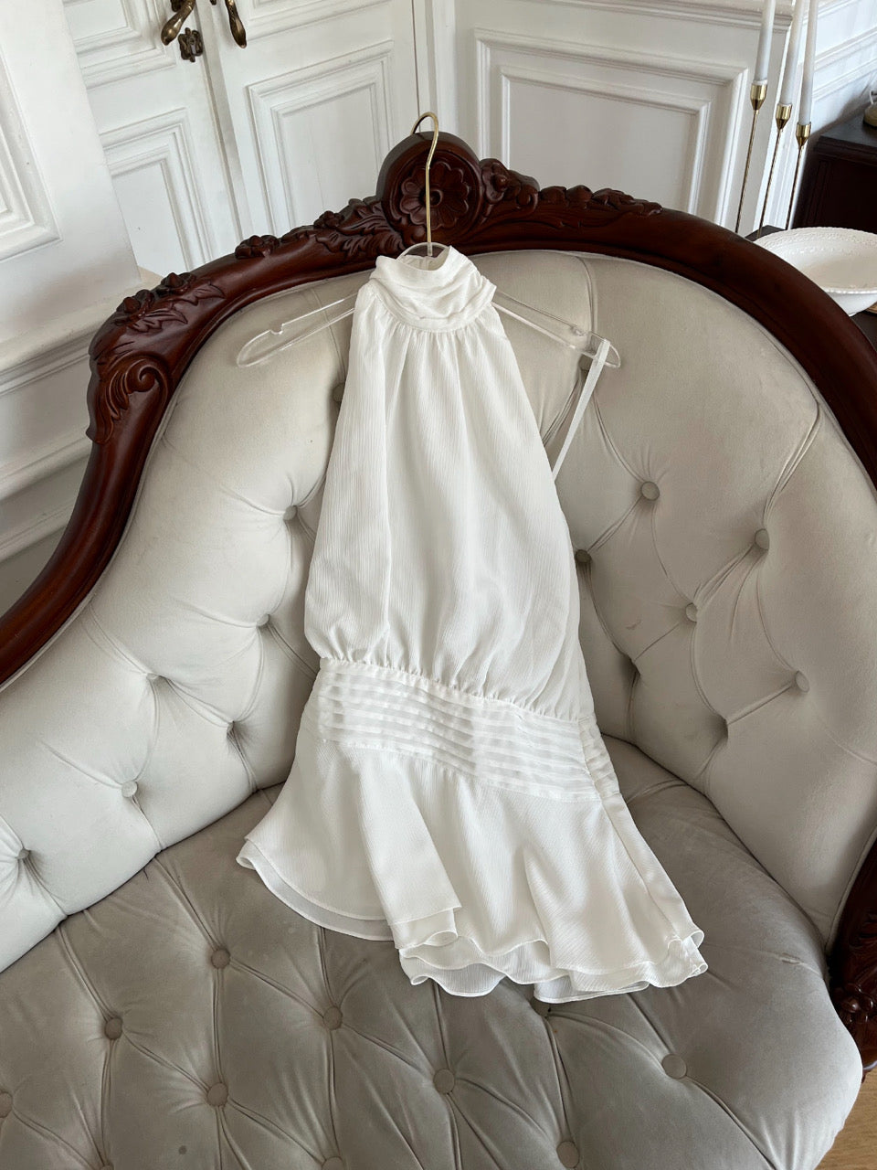 Sylvie Dress - White