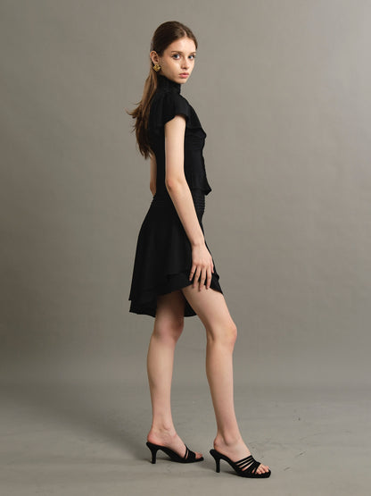 Lola Midi Skirt - Black