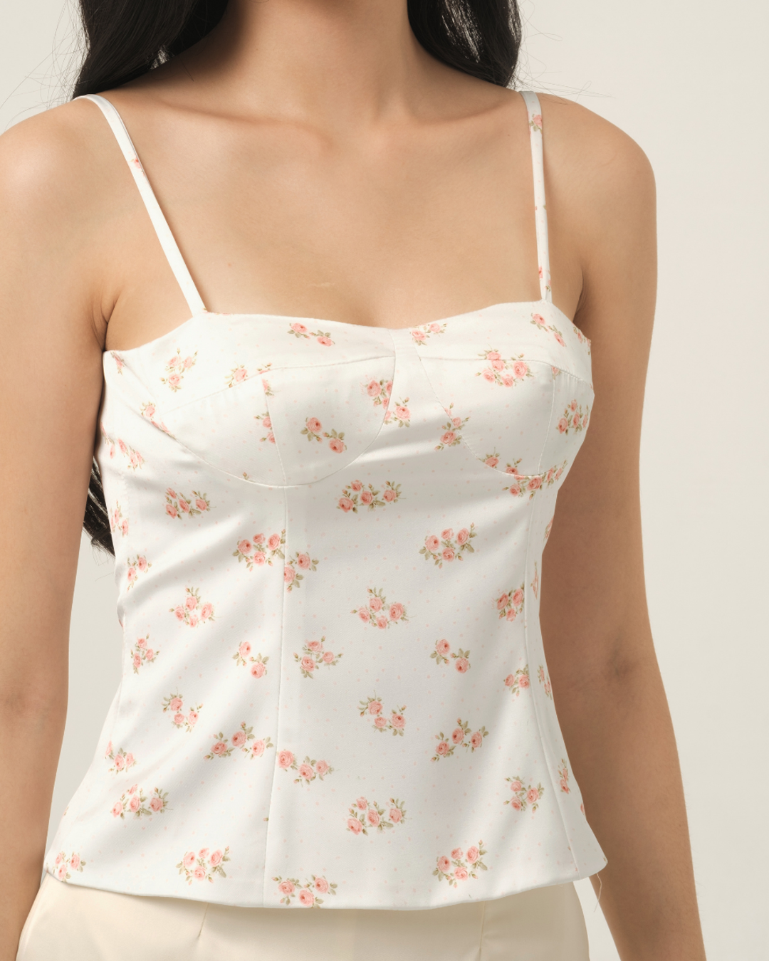 Flora Top - White