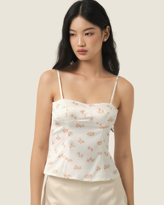 Flora Top - White