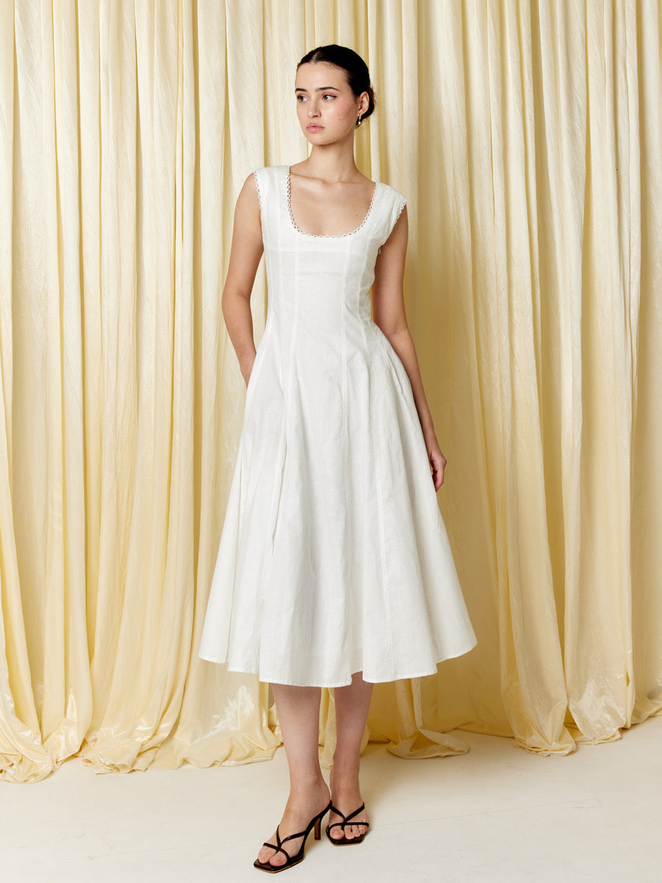 Monroe Dress - White