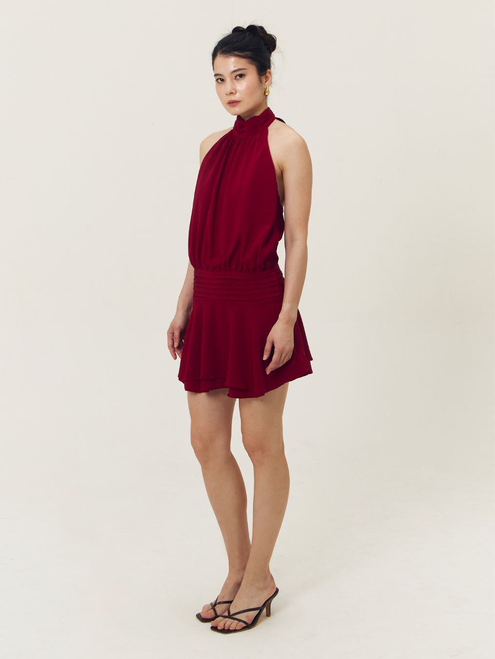 Sylvie Dress - Maroon