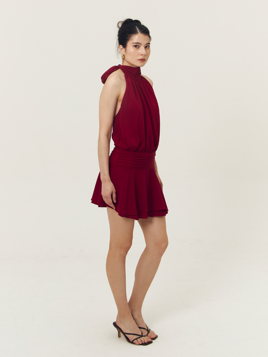 Sylvie Dress - Maroon