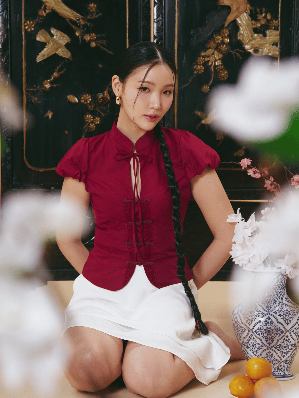 Chou Top - Maroon
