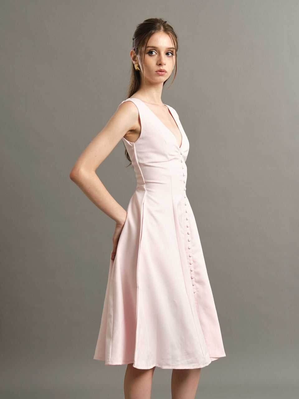 Elizabeth Dress - Baby Pink