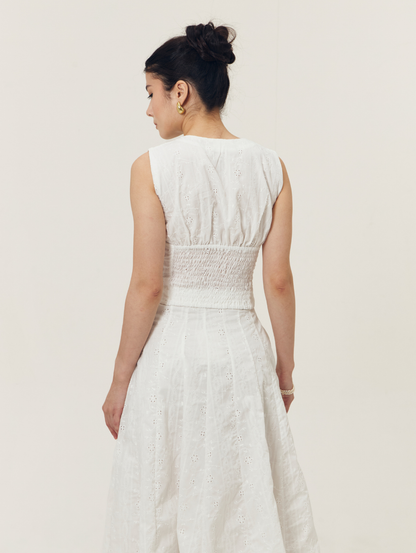 Thea Top - White