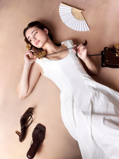 Monroe Dress - White