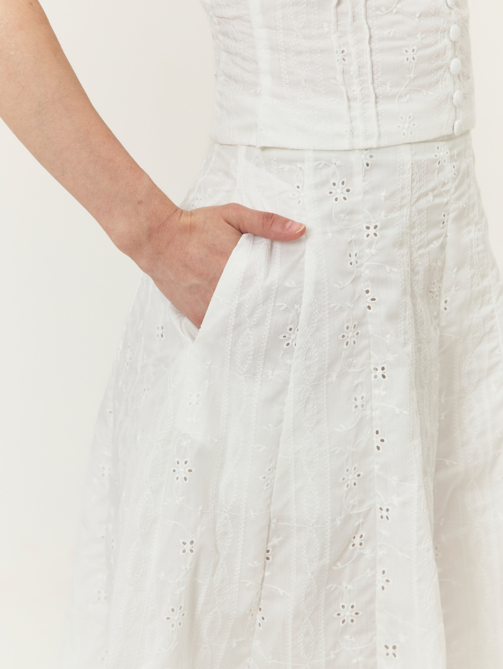 Thea Skirt - White