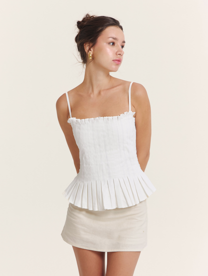 Charlotte Top - White