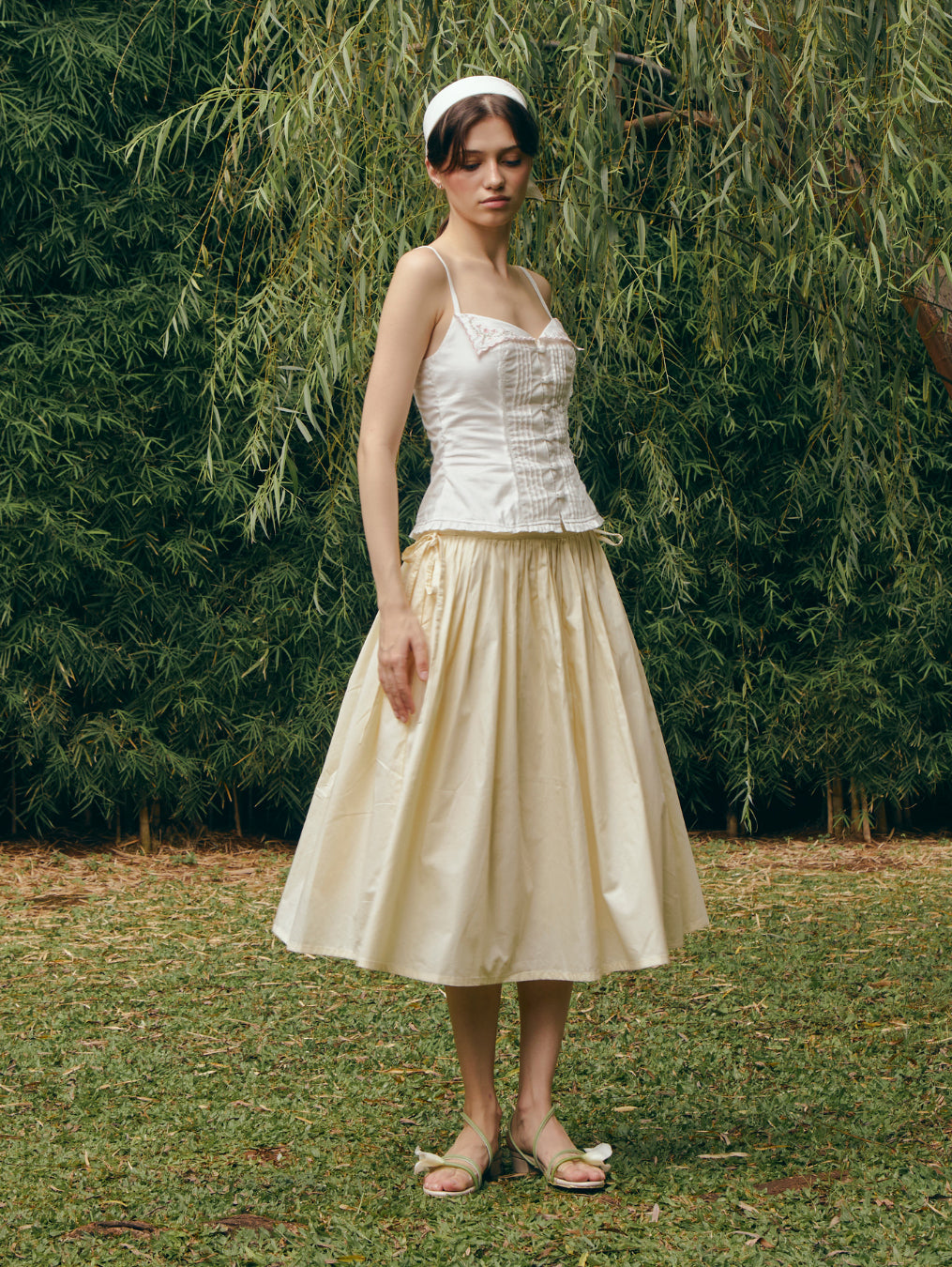Clover Top - White Petal