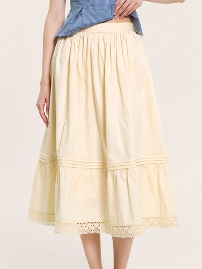 Isla Skirt - Cream