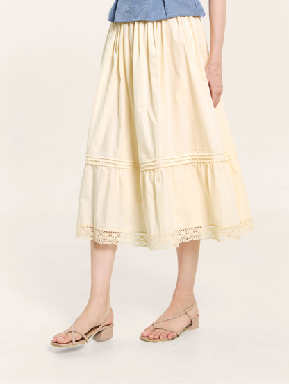 Isla Skirt - Cream
