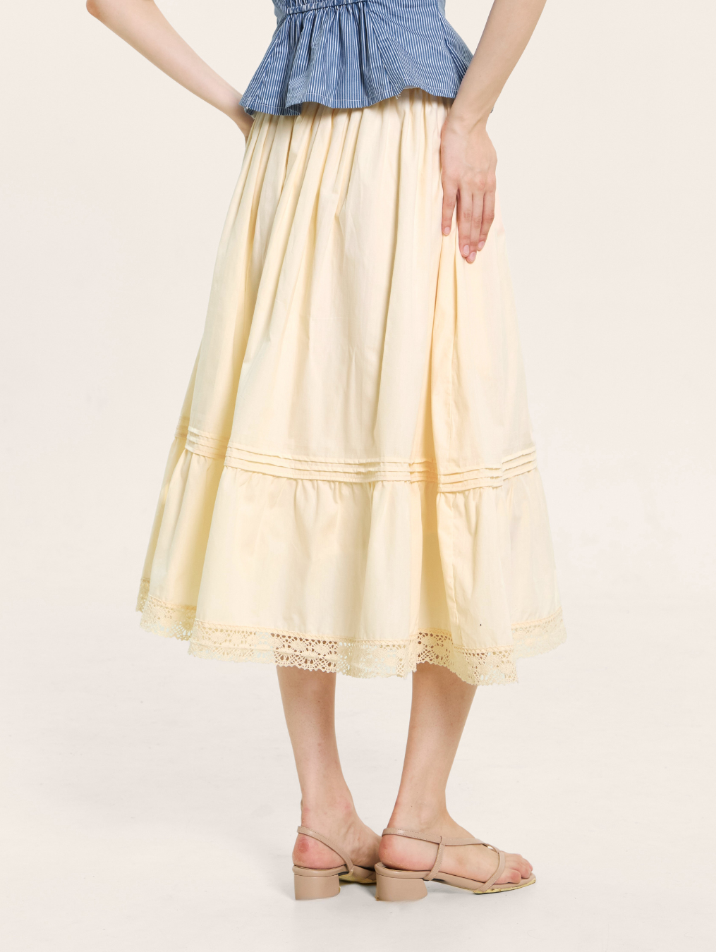 Isla Skirt - Cream