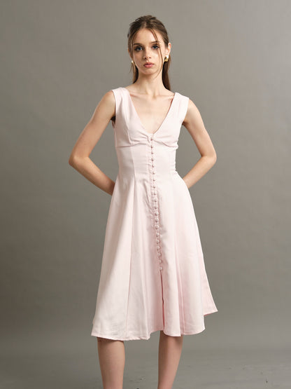 Elizabeth Dress - Baby Pink