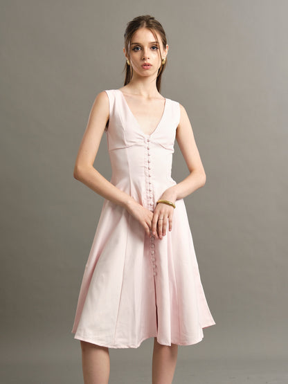 Elizabeth Dress - Baby Pink
