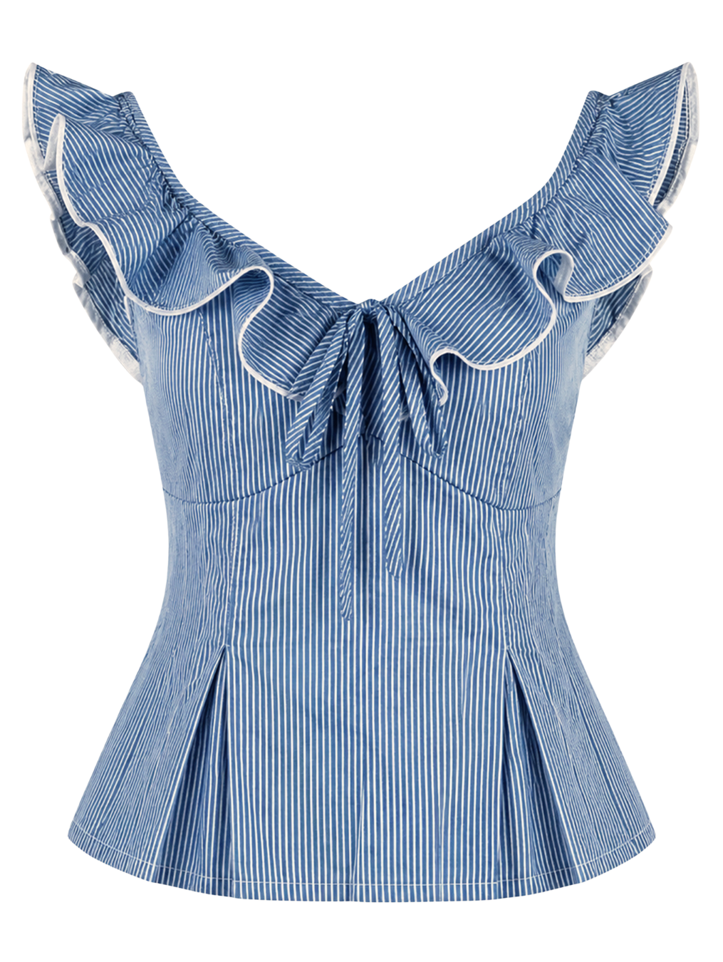 Irish Top - Navy Stripes