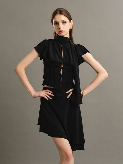 Lola Midi Skirt - Black