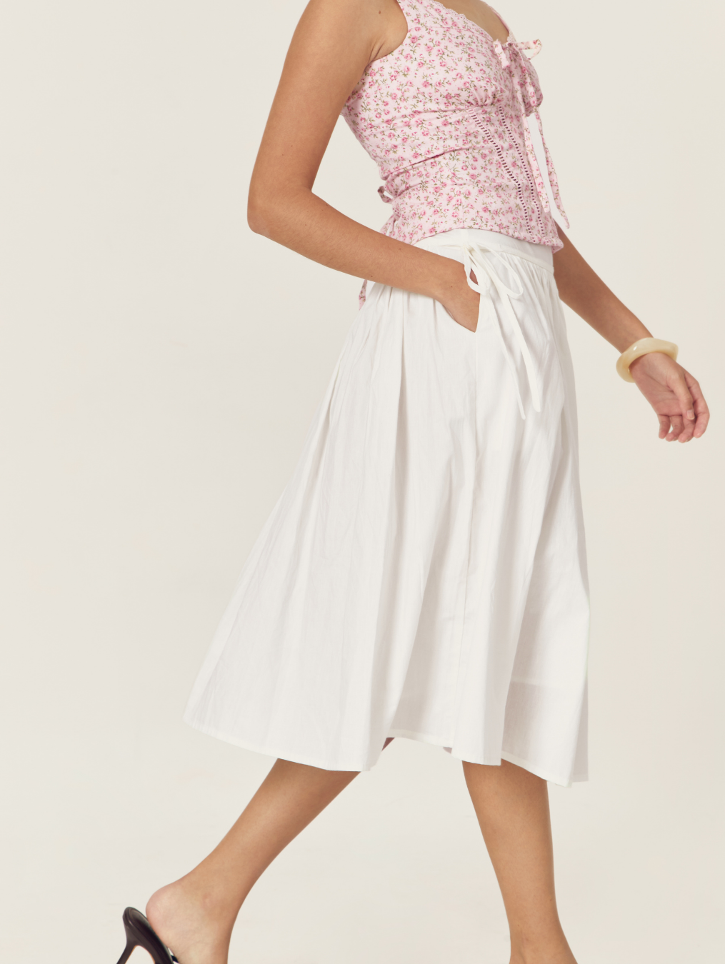 Gianna Skirt - White