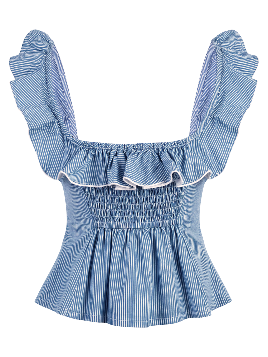 Irish Top - Navy Stripes