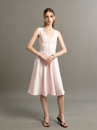 Elizabeth Dress - Baby Pink