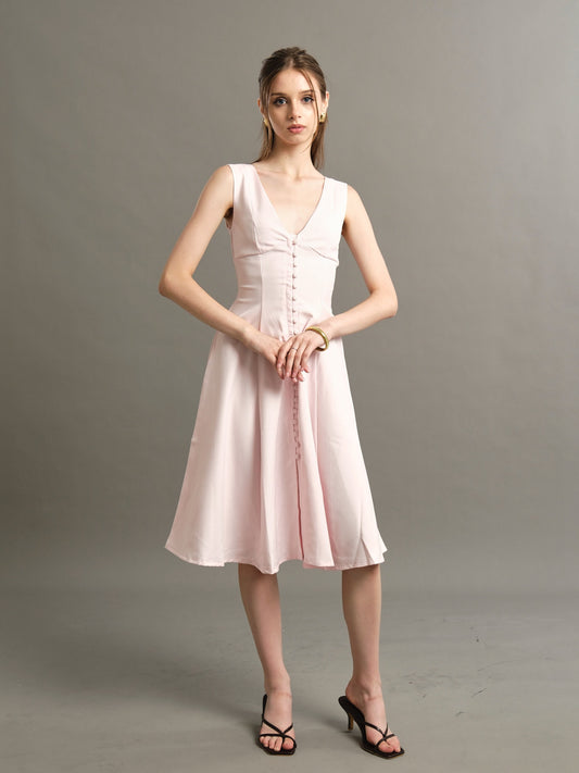 Elizabeth Dress - Baby Pink