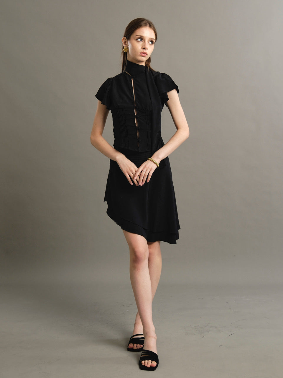 Lola Midi Skirt - Black