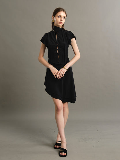 Lola Midi Skirt - Black