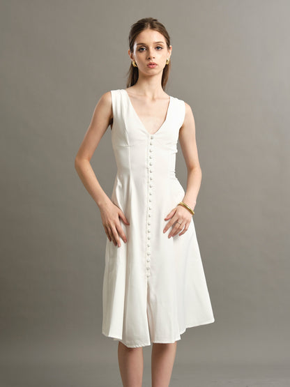 Elizabeth Dress - White