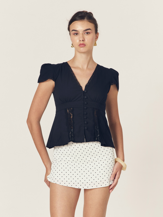 Estelle Top - Black