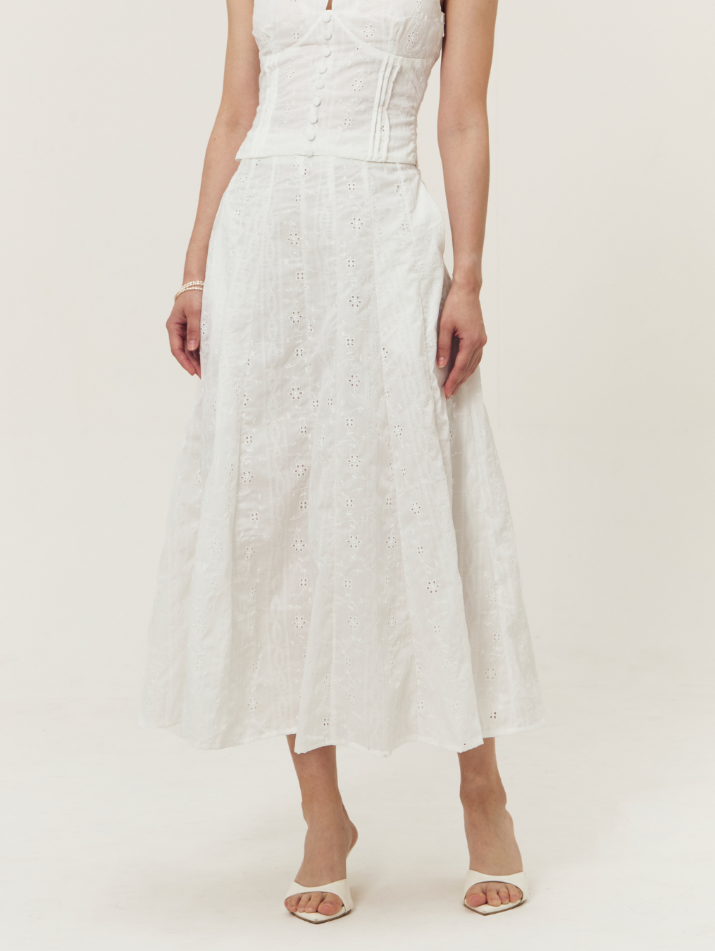 Thea Skirt - White