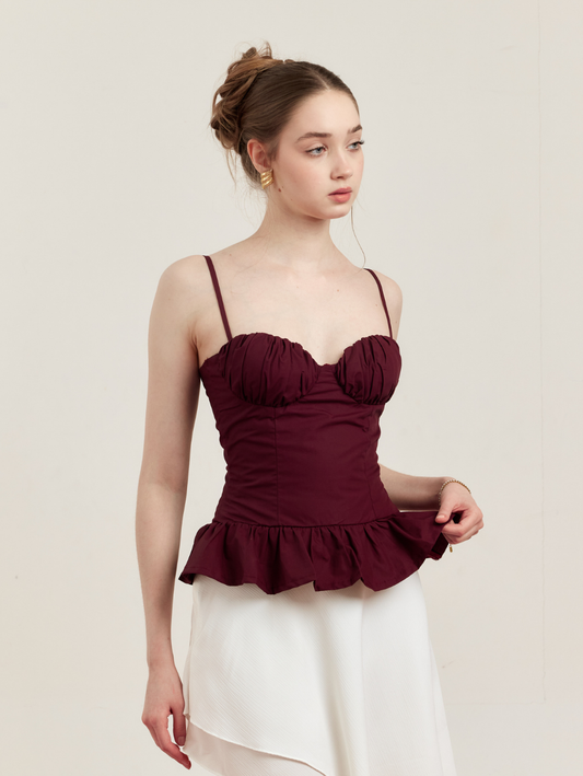 Margot Top - Maroon