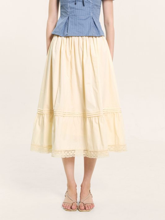 Isla Skirt - Cream
