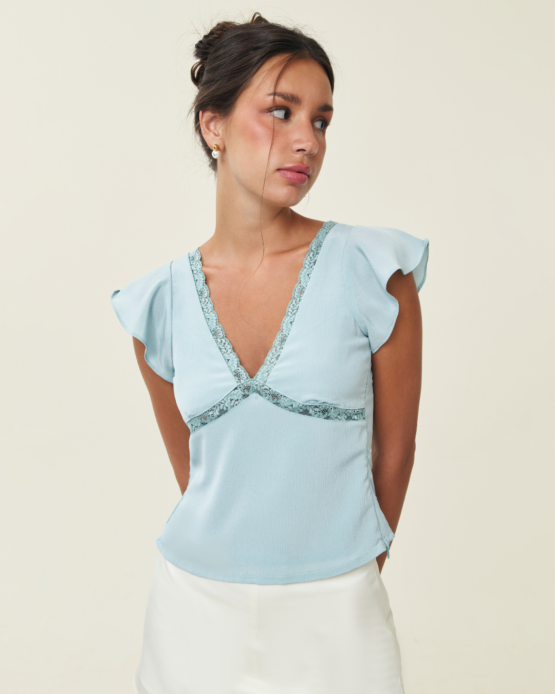Meryl Top - Seafoam