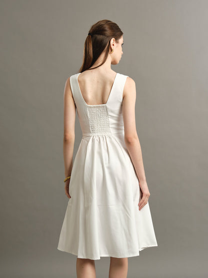 Elizabeth Dress - White