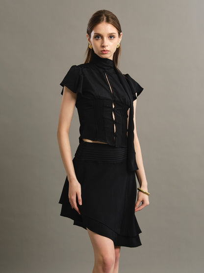 Lola Midi Skirt - Black