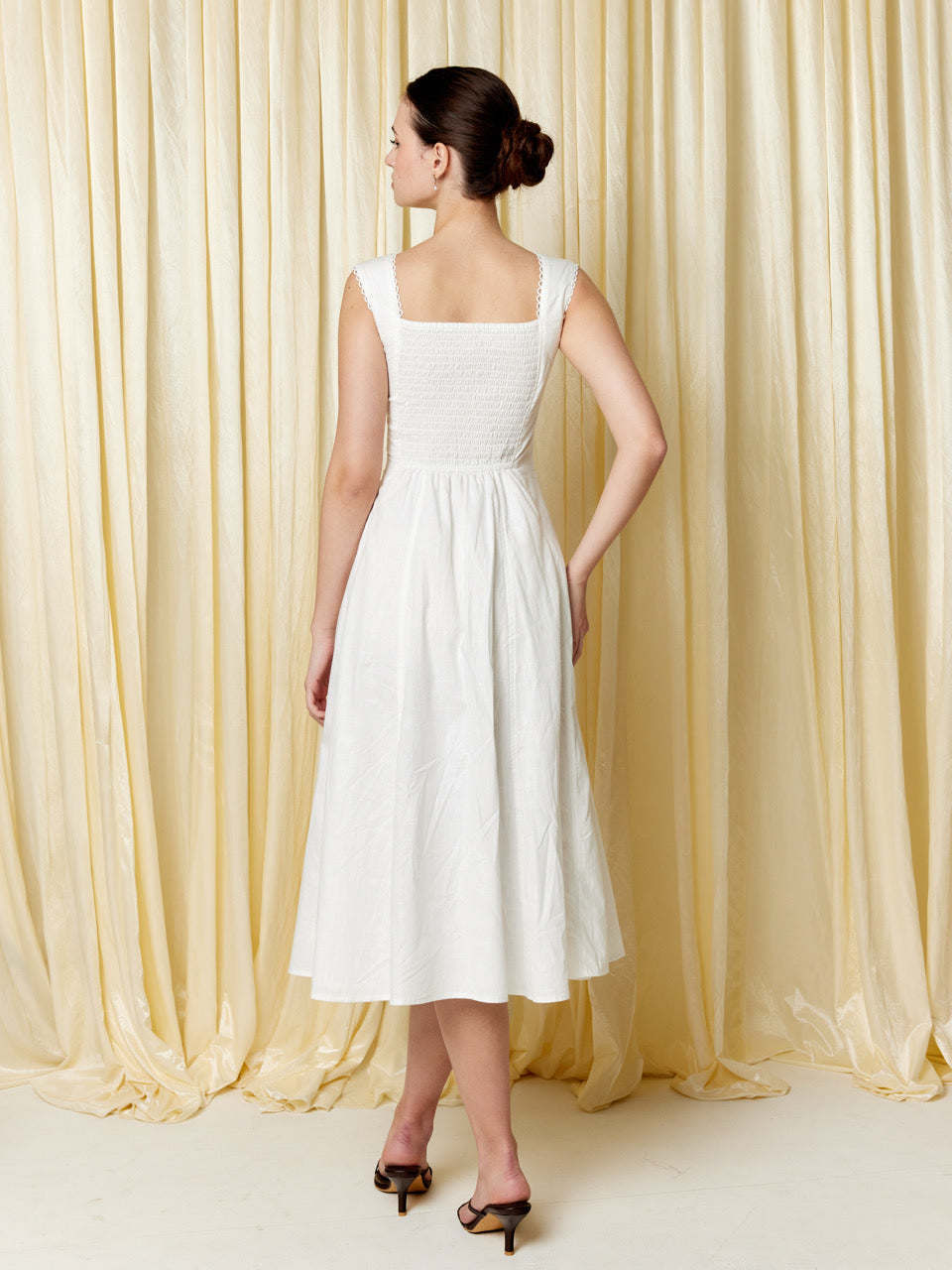 Monroe Dress - White