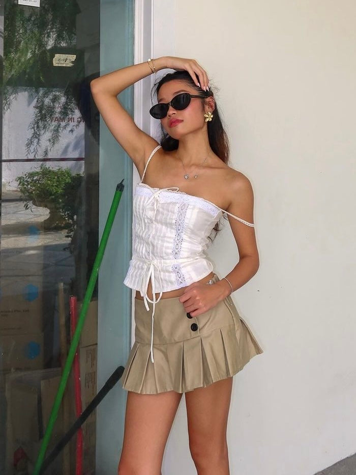Elle Milkmaid Tank