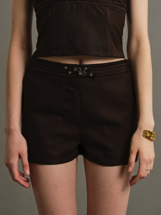 Leigh Shorts - Espresso