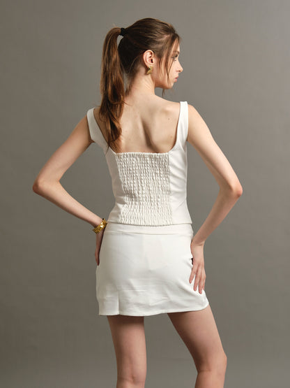 Stacey Skirt - White